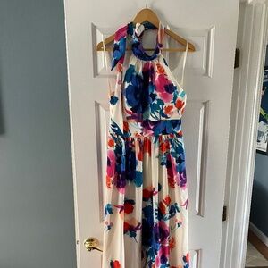 Eliza J floral maxi dress (size 8)